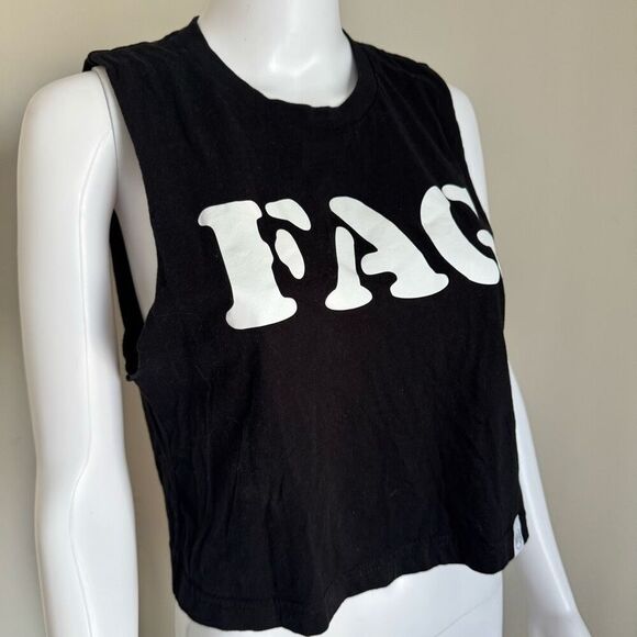 Marek + Richard Crop Tank Black Size M - Picture 2 of 6